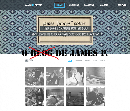 O blog de James Potter