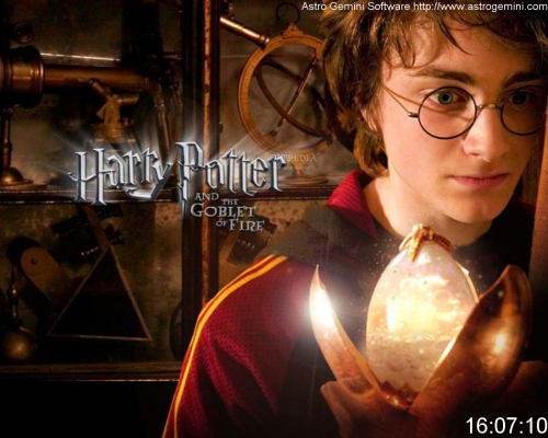 Harry Potter e o Cálice de Fogo.