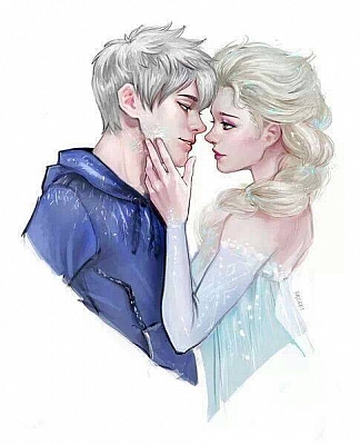 Elsa e Jack frost -Love frozen