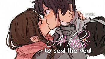 A kiss to seal the deal