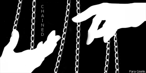 Chained.
