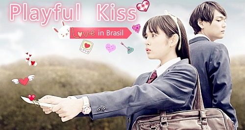 Playful kiss love in Brasil...
