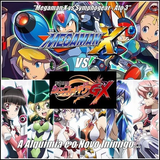 Megaman X vs  Senki Zesshou Symphogear GX