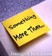 Something More Than...