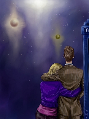 A Blue Box, An Time Lord and a Broke Heart Human.
