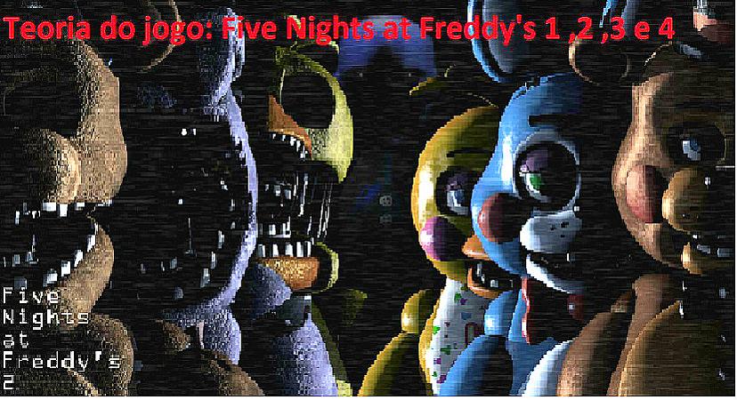 Jogo de FNAF 1 - 5 Nights at Freddy's 1 e Freddy Fazbear Pizzeria