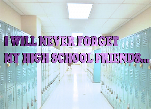 Nunca esquecerei meus tempos de colégio!