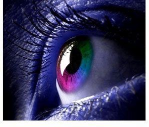 Os olhos violetas