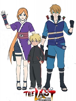 Personagens que não são o Naruto - O filho morto do pai do boruto. Apesar  da semelhança, temos certeza de que não é o naruto pois o naruto (SPOILER)  não morreu e