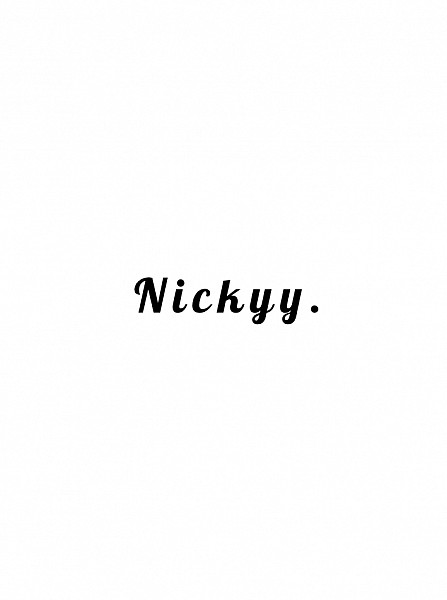 Nickyy.