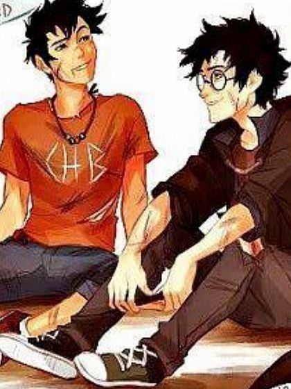 Percy e Harry - Acampamento de Hogwarts