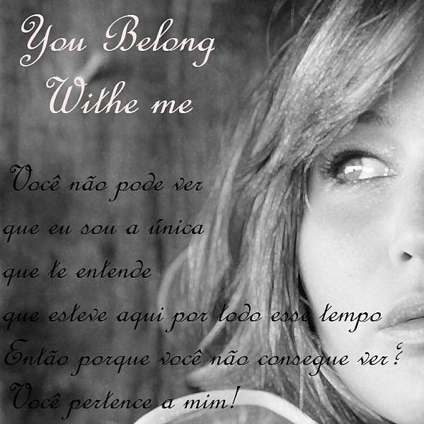 You Belong Withe me