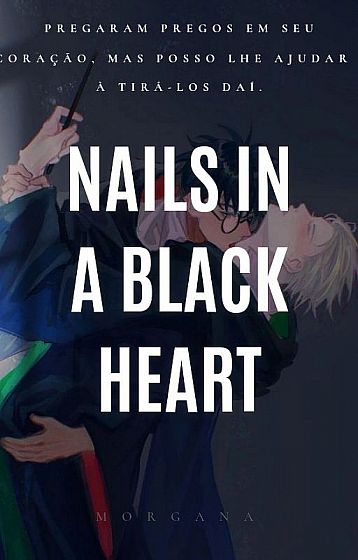 Nails in a black heart