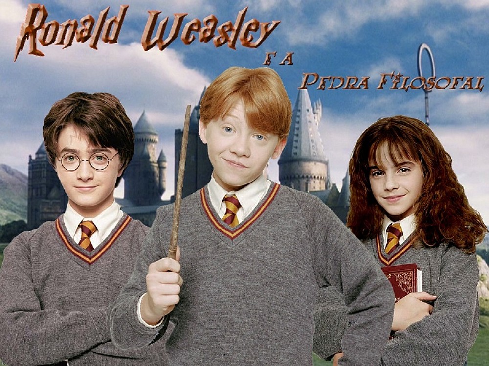 Rony Weasley e a Pedra Filosofal