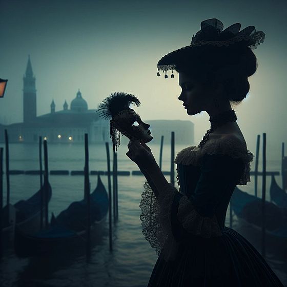 A Dama de Veneza - Sombras do Carnaval.
