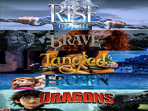 Rise of the Brave Tangled Frozen Dragons