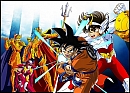 Goku Seiya e Saori contra o Imperador dos mares
