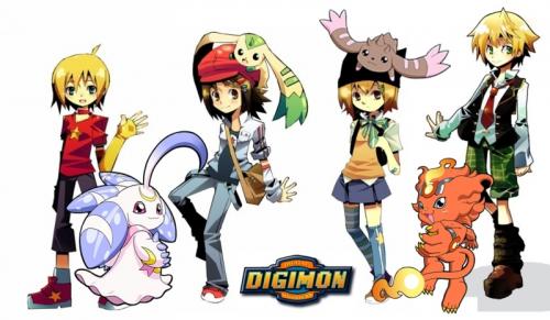 Digimons iniciais - Bem vindos ao digi-mundo!